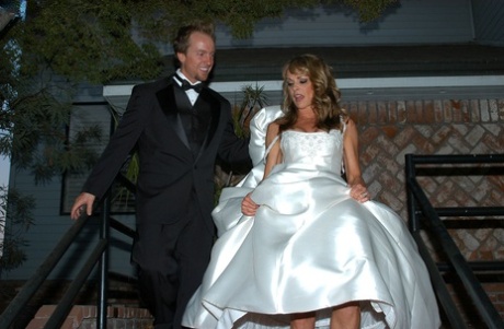 Gold digger bride Shayla LaVeaux makes a bad catch but fucks the pauper anyway