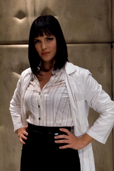 Hot patient Miss Jade Indica gets wild lezdom treatment from her kinky doctors