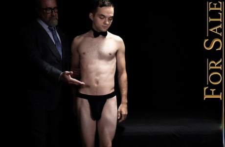 Gay slave boy River gets anally punished by masters Charger & Houser