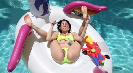 Playful teen pornstars get their holes fucked by big dicks in a compilation